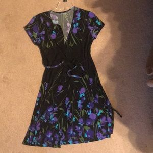 Very cute, wrap around dress, comfy and stretchy.